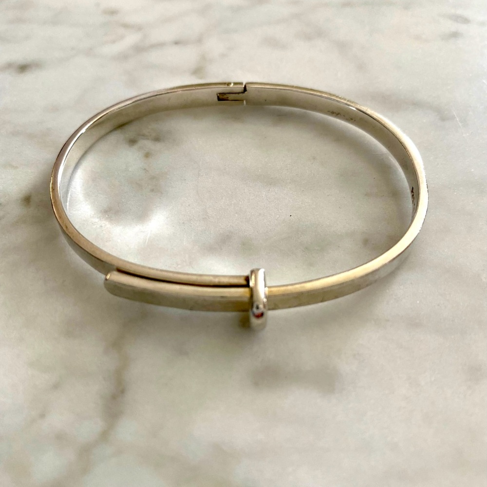 Buckle Bracelet- Sterling Silver- 61/2 inch